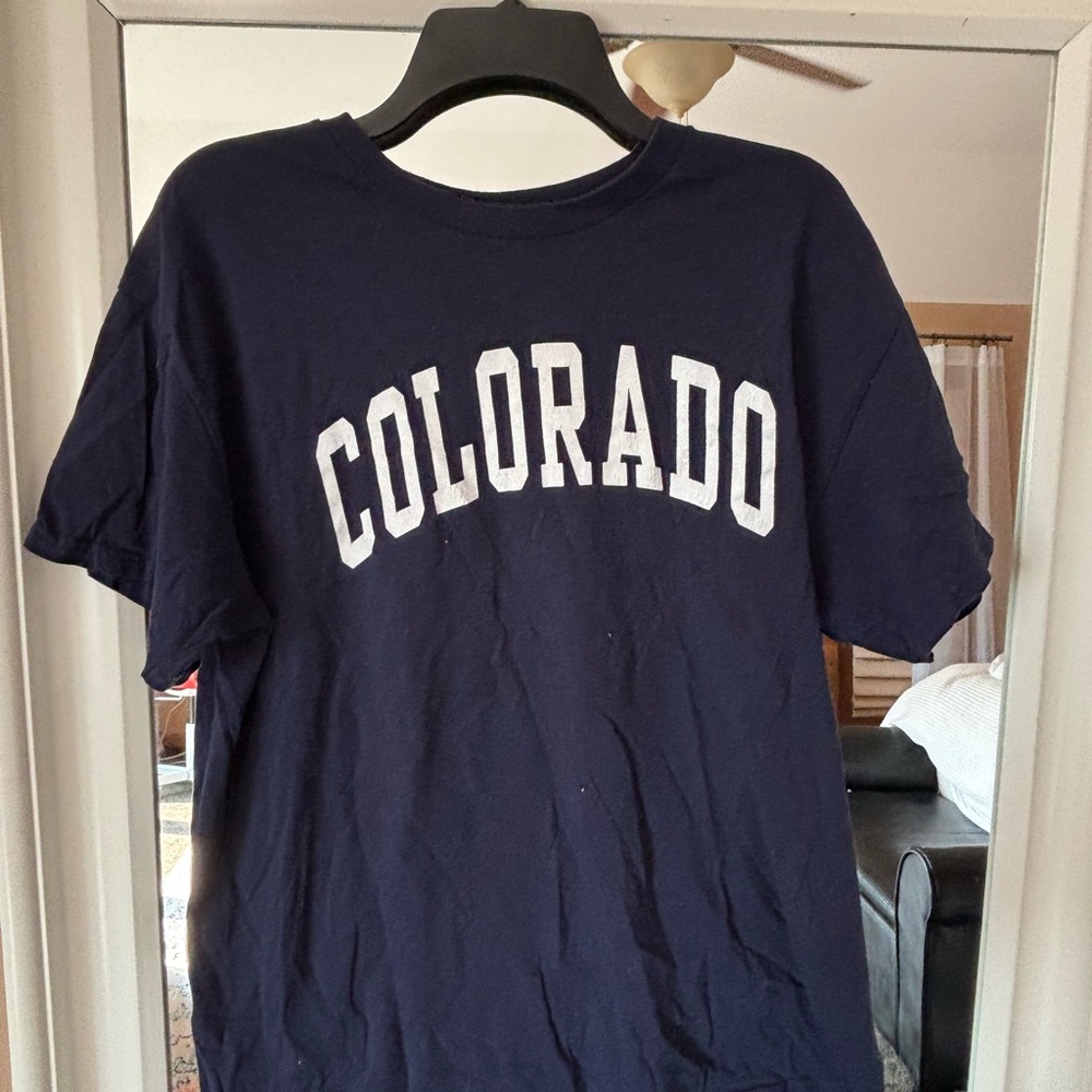 Gildan Dark Blue Tee Colorado